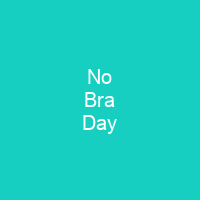No Bra Day
