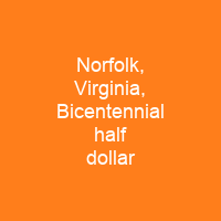 Norfolk, Virginia, Bicentennial half dollar