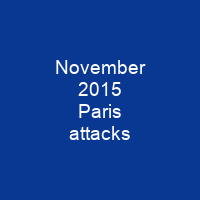 November 2015 Paris attacks