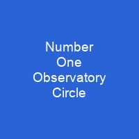 Number One Observatory Circle