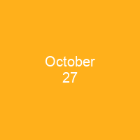October 27