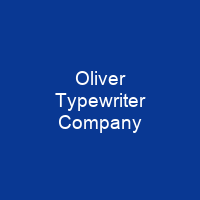 Oliver Typewriter Company