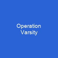 Operation Varsity