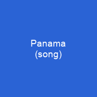 Panama (song)