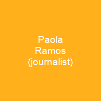 Paola Ramos (journalist)