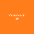 Paternoster lift