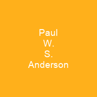 Paul W. S. Anderson