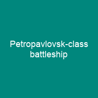 Petropavlovsk-class battleship