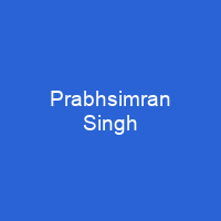 Prabhsimran Singh