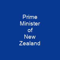 Prime Minister of New Zealand