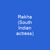 Rekha (South Indian actress)