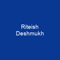 Riteish Deshmukh