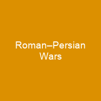 Roman–Persian Wars