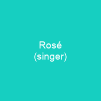 Rosé (singer)