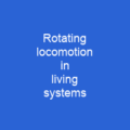 Rotating locomotion in living systems