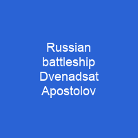 Russian battleship Dvenadsat Apostolov