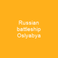 Russian battleship Oslyabya