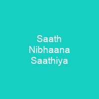 Saath Nibhaana Saathiya