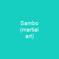 Sambo (martial art)