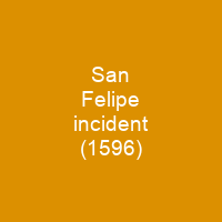 San Felipe incident (1596)