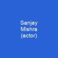 Sanjay Mishra (actor)