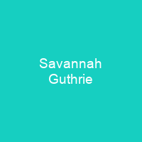Savannah Guthrie