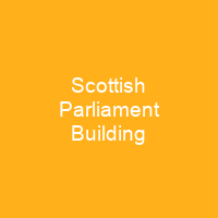 Scottish Parliament Building