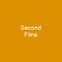Second Fitna