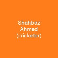 Shahbaz Ahmed (cricketer)