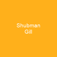 Shubman Gill