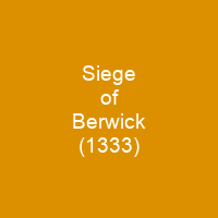 Siege of Berwick (1333)