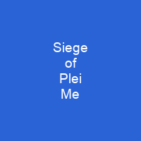 Siege of Plei Me