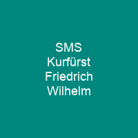 SMS Kurfürst Friedrich Wilhelm