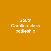 South Carolina-class battleship