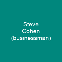Steve Cohen (businessman)