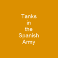 Tanks in the Spanish Army