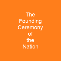The Founding Ceremony of the Nation