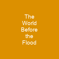 The World Before the Flood