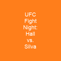 UFC Fight Night: Hall vs. Silva
