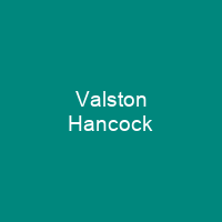 Valston Hancock