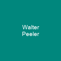 Walter Peeler