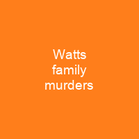 Watts family murders
