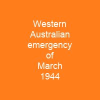 Western Australian emergency of March 1944