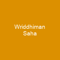 Wriddhiman Saha