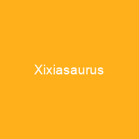 Xixiasaurus