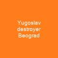 Yugoslav destroyer Beograd