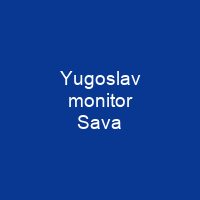 Yugoslav monitor Sava