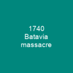 1740 Batavia massacre