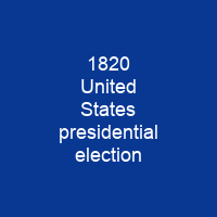 1820 United States presidential election
