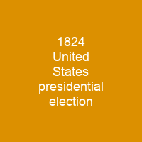 1824 United States presidential election